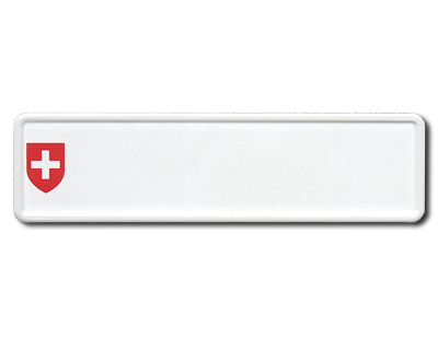 Nameplate Switzerland 340 x 90 mm